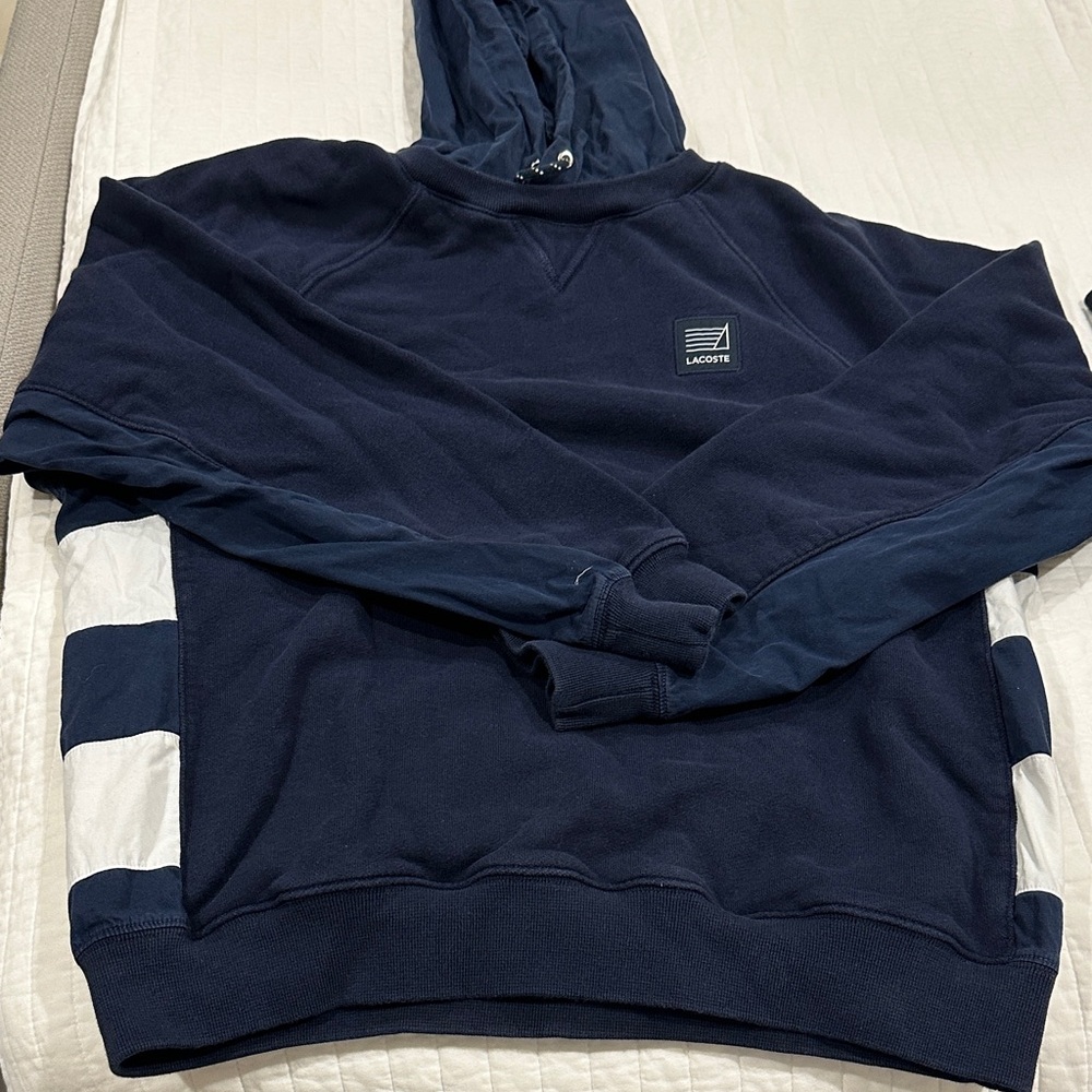 Lacoste Men's Dark Blue Hoodie